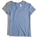 District Women's Tri-Blend V-Neck T-shirt