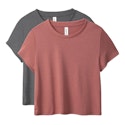 Bella + Canvas Women's Flowy Crop T-shirt