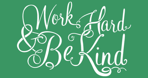 Zoomed in Design Idea Number 55769: Be Kind