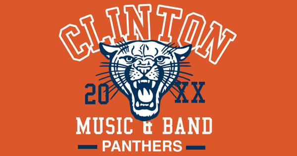 Zoomed in Design Idea Number 36534: Clinton Music & Band
