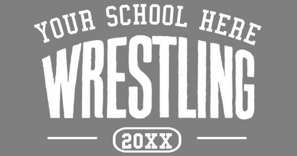 Zoomed in Design Idea Number 61760: Wrestling Varsity Style