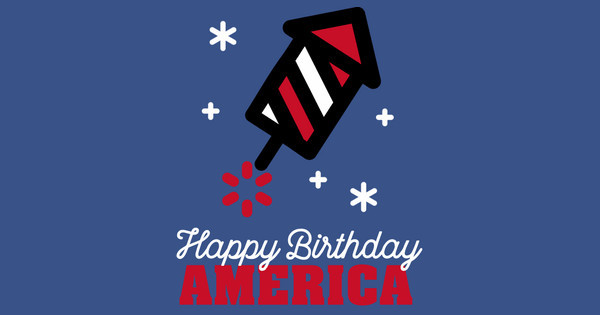 Zoomed in Design Idea Number 58469: happy birthday america
