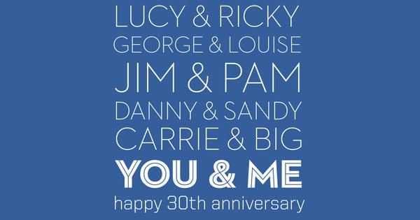 Zoomed in Design Idea Number 37973: You & Me