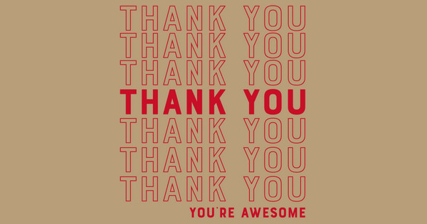 Zoomed in Design Idea Number 62367: Thank You