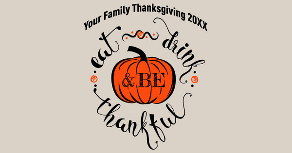 Zoomed in Design Idea Number 58889: eat drink and be thankful