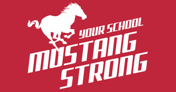 Zoomed in Design Idea Number 58627: mustang strong