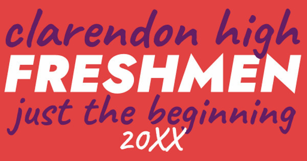 Zoomed in Design Idea Number 50451: Clarendon Freshmen