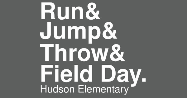 Zoomed in Design Idea Number 55089: Run Jump Throw Field Day