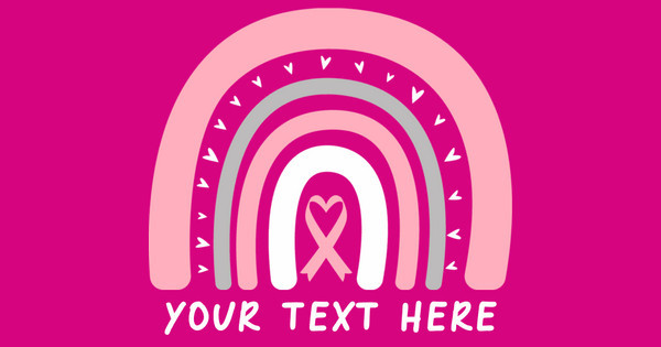 Zoomed in Design Idea Number 62583: Breast Cancer Rainbow