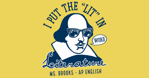 Zoomed in Design Idea Number 58571: I put the lit in literature