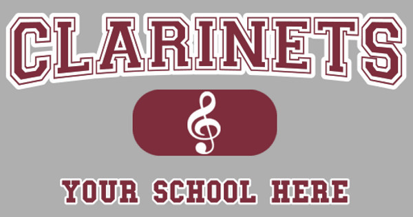 Zoomed in Design Idea Number 61962: Clarinets