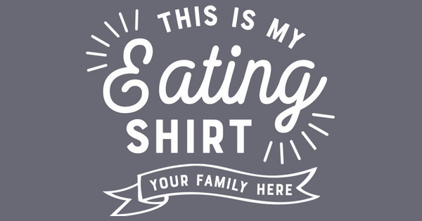 Zoomed in Design Idea Number 58905: eating shirt