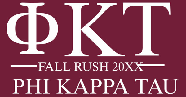 Zoomed in Design Idea Number 27513: Phi Kappa Tau Fall