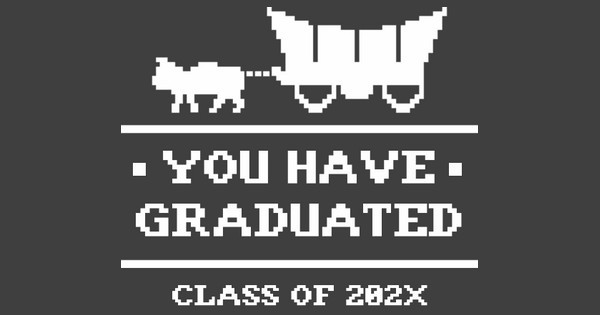 Zoomed in Design Idea Number 59389: oregon trail graduation