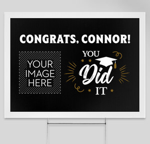 Thumbnail for Design Idea Number 61069: graduation yard sign