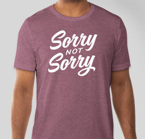 Thumbnail for Design Idea Number 59123: sorry not sorry