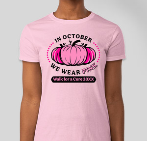 Thumbnail for Design Idea Number 61639: In October We Wear Pink