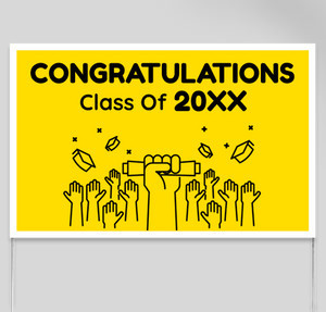 Thumbnail for Design Idea Number 61067: graduation yard sign
