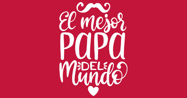Zoomed in Design Idea Number 61200: el mejor papa del mundo