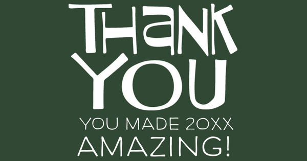 Zoomed in Design Idea Number 56755: thank you