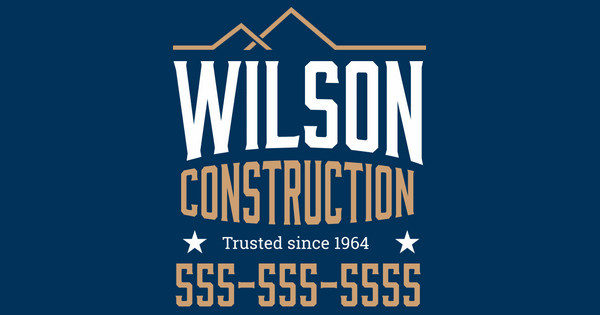 Zoomed in Design Idea Number 60245: wilson construction yard sign