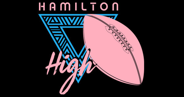 Zoomed in Design Idea Number 58511: Hamilton High Football
