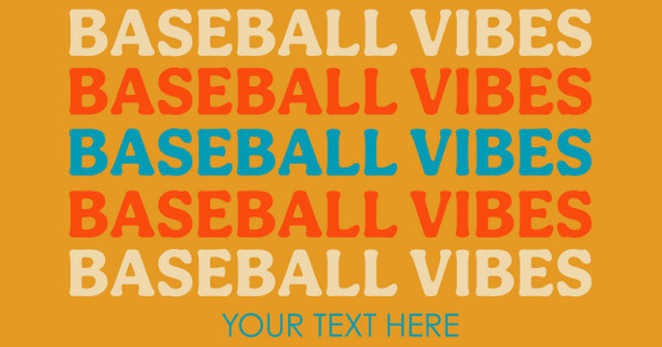 Zoomed in Design Idea Number 62417: Baseball Vibes