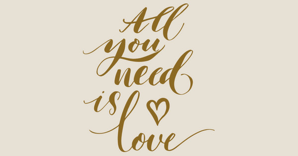 Zoomed in Design Idea Number 57775: all you need is love